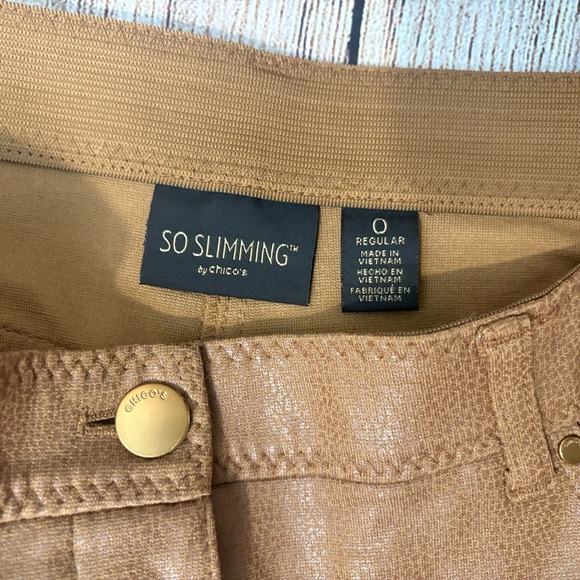 Chico's So Slimming Camel Pants - Picture 4 of 4